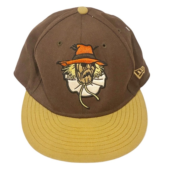 New Era 'The Legion Of Doom' Scare Crow Cap‎ 7 3/8 Brown Fitted Baseball Hat